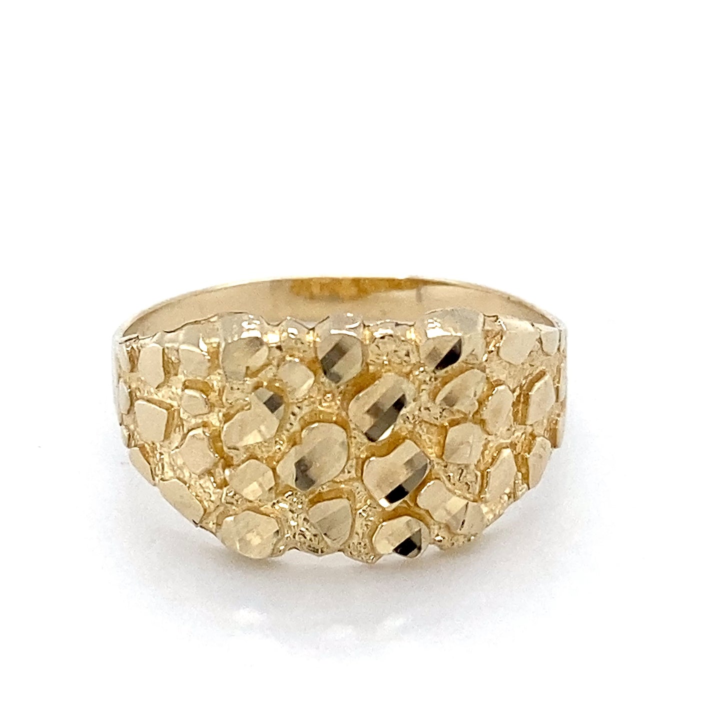 10K Yellow Gold Lady's Gold Ring; 1.5DWT; Size 9.5