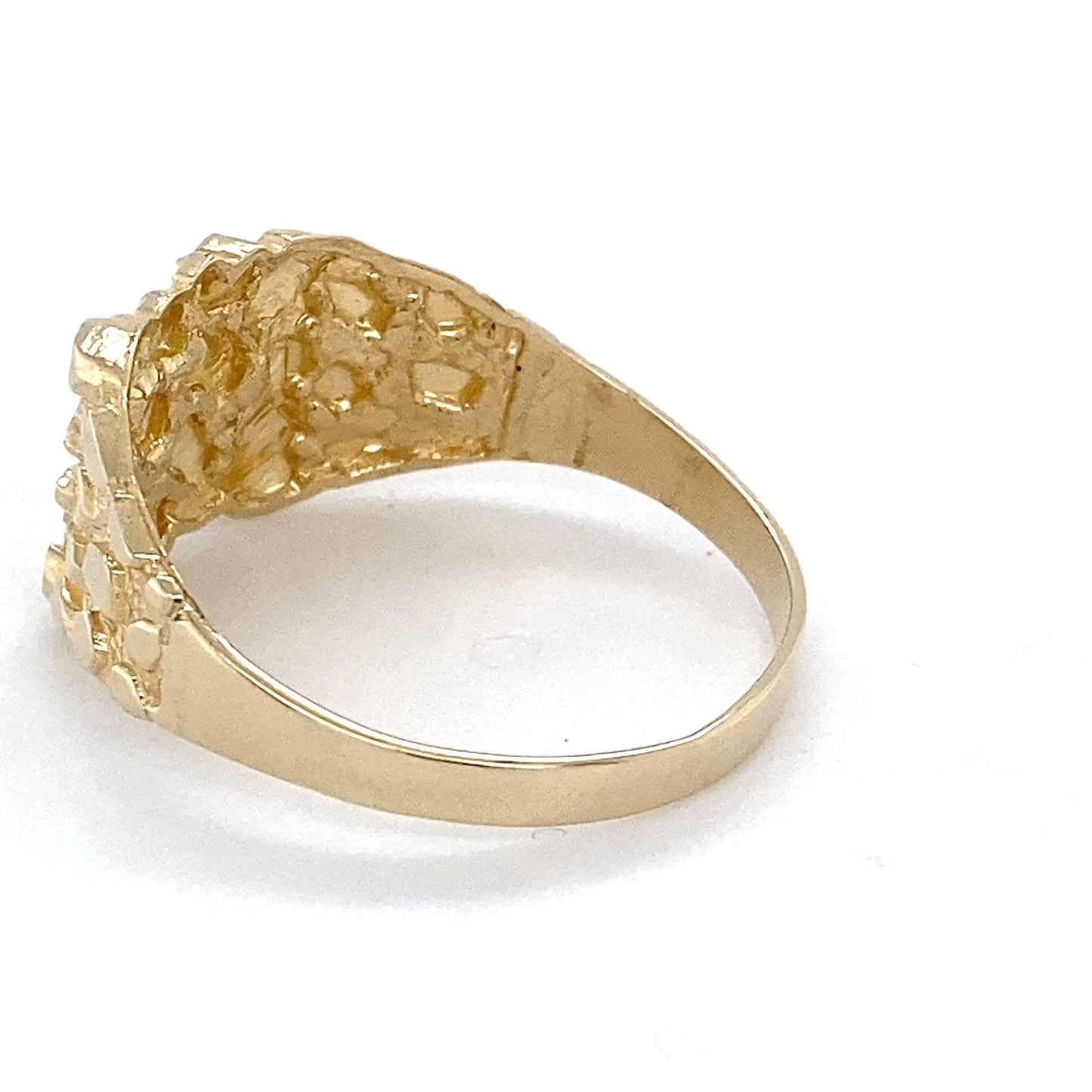 10K Yellow Gold Lady's Gold Ring; 1.5DWT; Size 9.5