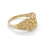 10K Yellow Gold Lady's Gold Ring; 1.5DWT; Size 9.5