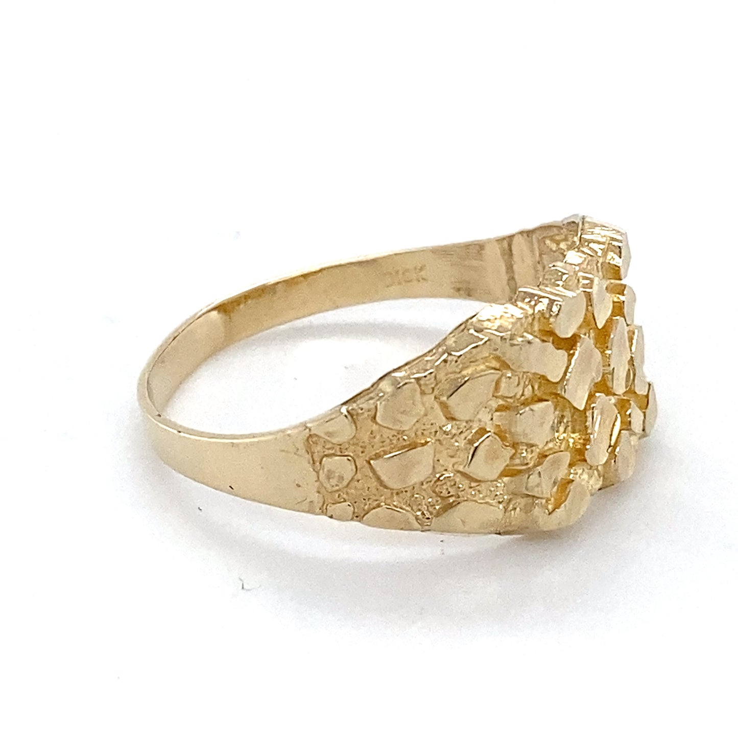 10K Yellow Gold Lady's Gold Ring; 1.5DWT; Size 9.5