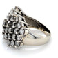 10K White Gold Diamond Lady's Fashion Ring; 7.9DWT: Size 8.5