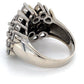 10K White Gold Diamond Lady's Fashion Ring; 7.9DWT: Size 8.5