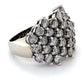 10K White Gold Diamond Lady's Fashion Ring; 7.9DWT: Size 8.5