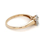 14K Yellow Gold Lady's Diamond Solitaire Ring; 1.1DWT; 1.7g; Size 6.5