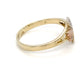 14K 3-Tone Yellow, White & Rose Gold Cubic Zirconia Ring; 1.6DWT; 2.4g; Size 7.5