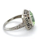 14K White Gold Vintage Lady's Ring; 1.9DWT: Size 5