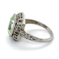 14K White Gold Vintage Lady's Ring; 1.9DWT: Size 5