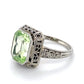 14K White Gold Vintage Lady's Ring; 1.9DWT: Size 5