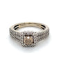 14K White Gold Diamond Lady's Ring; 2.0DWT; Size 5