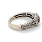 14K White Gold Diamond Lady's Ring; 2.0DWT; Size 5