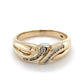 9K Yellow Gold Lady's Ring; 2.2DWT; Size 7