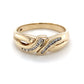 9K Yellow Gold Lady's Ring; 2.2DWT; Size 7