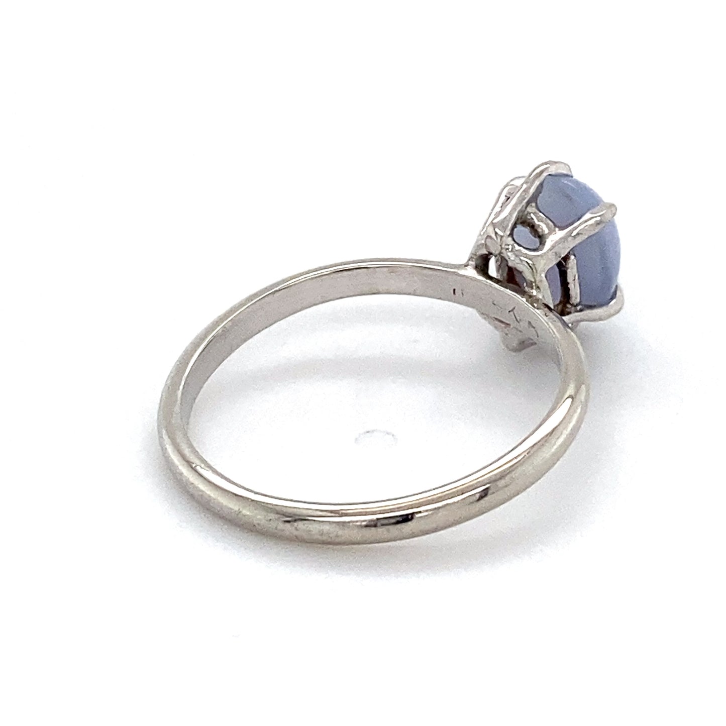 14K White Gold Opal Lady's Ring; 1.4DWT; Size 6.5