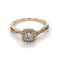 10K Yellow Gold Diamond Ring; 2.6g; 1.7DWT; Size 6.5