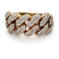 10K Yellow Gold Diamond Gentleman's Ring; 6.7DWT; Size 11
