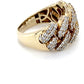10K Yellow Gold Diamond Gentleman's Ring; 6.7DWT; Size 11