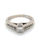 14K White Gold Diamond Lady's Fashion Ring; 2.5DWT; Size 6