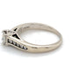 14K White Gold Diamond Lady's Fashion Ring; 2.5DWT; Size 6