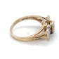 10K Yellow Gold & Diamond Chip "MOM" Ring; 1.9DWT; Size 7