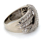 10K White Gold Diamond Lady's Fashion Ring; 5.0DWT; Size 7.5