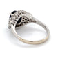18K White Gold Diamond & Sapphire Lady's Ring; 3.8DWT; Size 7.5