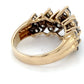 14K Yellow Gold Diamond Lady's Fashion Ring; 4.0DWT; Size 7.25