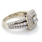 14K White Gold Leo Diamond Lady's Ring; 4.4DWT; Size 6.5