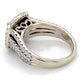14K White Gold Leo Diamond Lady's Ring; 4.4DWT; Size 6.5