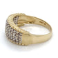 14K Yellow Gold Diamond Lady's Fashion Ring; 3.3DWT; Size 9