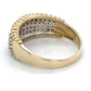 14K Yellow Gold Diamond Lady's Fashion Ring; 3.3DWT; Size 9