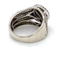 10K White Gold Diamond Lady's Fashion Ring; 4.4DWT; Size 7