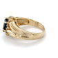 14K Yellow Gold Diamond & Sapphire Lady's Ring; 3.0DWT; Size 5.5