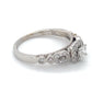 14K White Gold Diamond Lady's Fashion Ring; 2.6DWT; Size 8.5