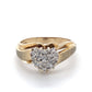 10K Yellow Gold Diamond Lady's Fashion Ring; 2.4DWT: Size 6.5