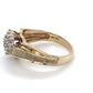 10K Yellow Gold Diamond Lady's Fashion Ring; 2.4DWT: Size 6.5
