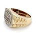 10K Yellow Gold & Diamond Gentleman's Ring; 3.8DWT; Size 8