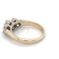 14K White & Yellow 2-Tone Gold Diamond Lady's Ring; 2.3DWT; Size 5.5