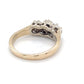 14K White & Yellow 2-Tone Gold Diamond Lady's Ring; 2.3DWT; Size 5.5