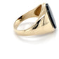 10K Yellow Gold Gentleman's Ring; 3.3DWT; Size 9