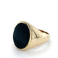 10K Yellow Gold Gentleman's Ring; 3.3DWT; Size 9