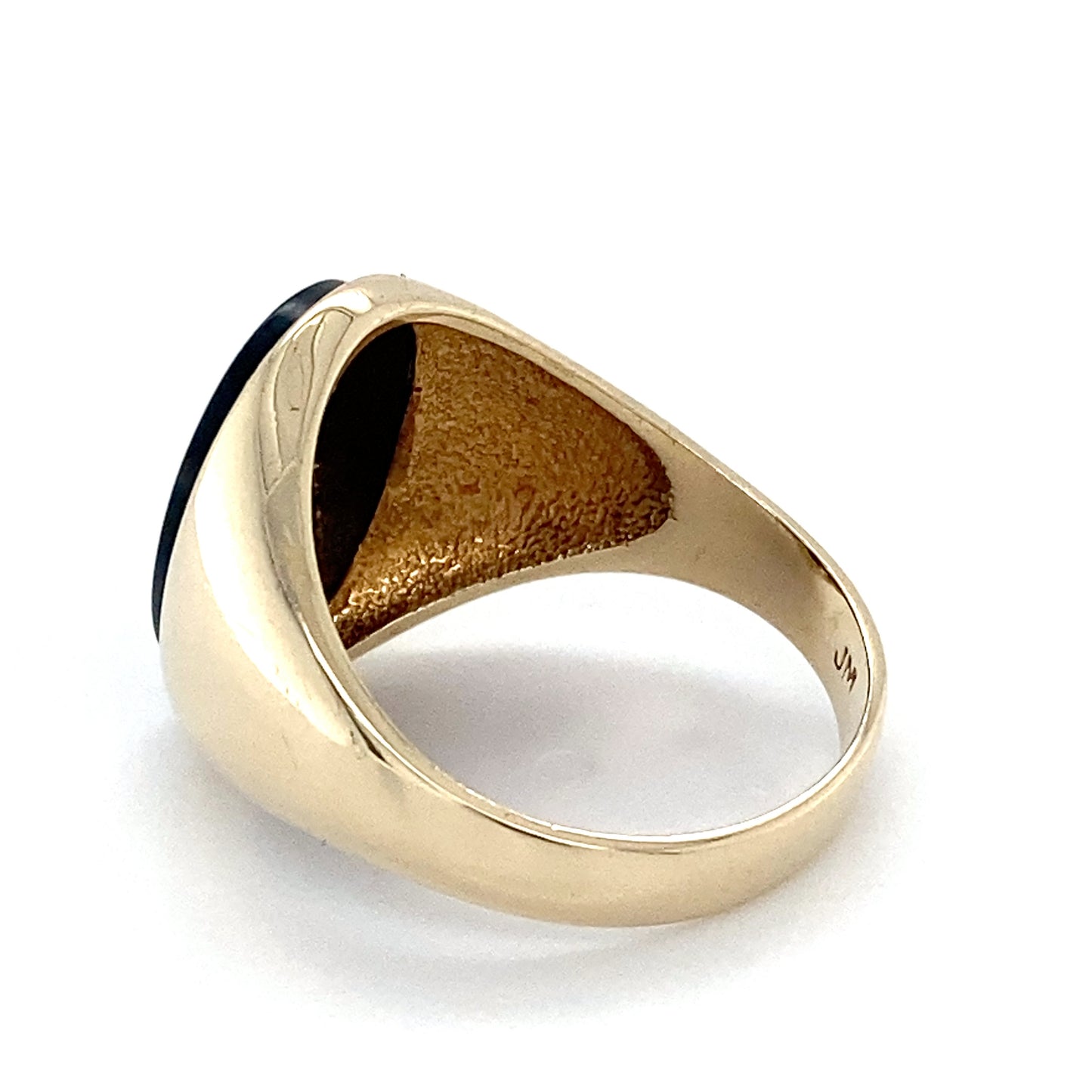 10K Yellow Gold Gentleman's Ring; 3.3DWT; Size 9