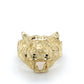 14K Yellow Gold Gentleman's Tiger Ring; 3.3DWT; Size 7.5