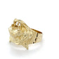 14K Yellow Gold Gentleman's Tiger Ring; 3.3DWT; Size 7.5