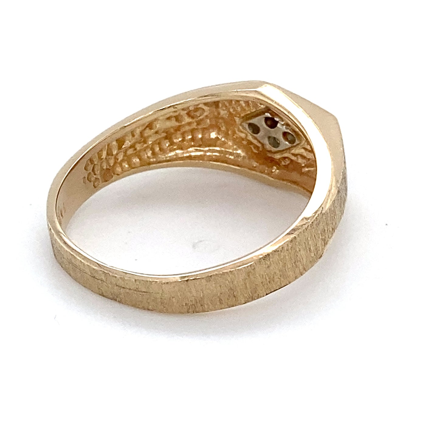 14K Yellow Gold Diamond Lady's Ring; 2.4DWT; Size 9