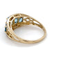 14K Yellow Gold Diamond & Topaz Lady's Ring; 2.2DWT; Size 8.5