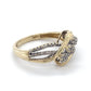 10K Yellow Gold Diamond Lady's Fashion Ring; 1.6DWT; Size 7