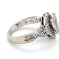 14K White Gold Diamond Lady's Fashion Ring; 3.8DWT; Size 7