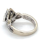 14K White Gold Diamond Lady's Fashion Ring; 3.8DWT; Size 7