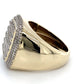 10K Yellow Gold Diamond Unisex Ring; 5.8DWT; Size 10