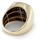 10K Yellow Gold Diamond Unisex Ring; 5.8DWT; Size 10